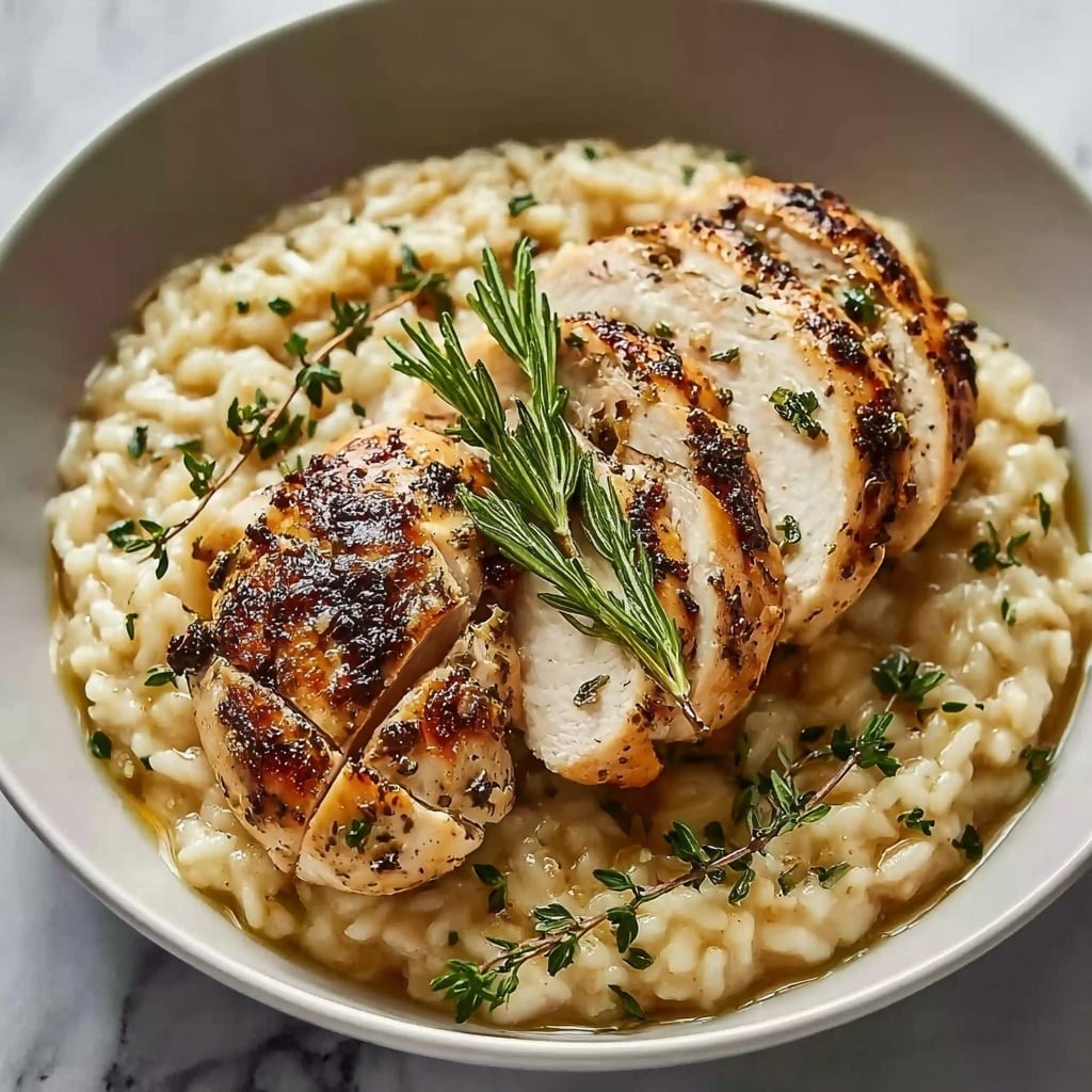 Creamy Parmesan Herb Chicken with Orzo Recipe - Article Image 2 — Creamy Parmesan Herb Chicken with Orzo, Creamy Chicken and Orzo, Herb Chicken and Parmesan, Easy Creamy Chicken Pasta, Comforting Chicken and Rice Dish