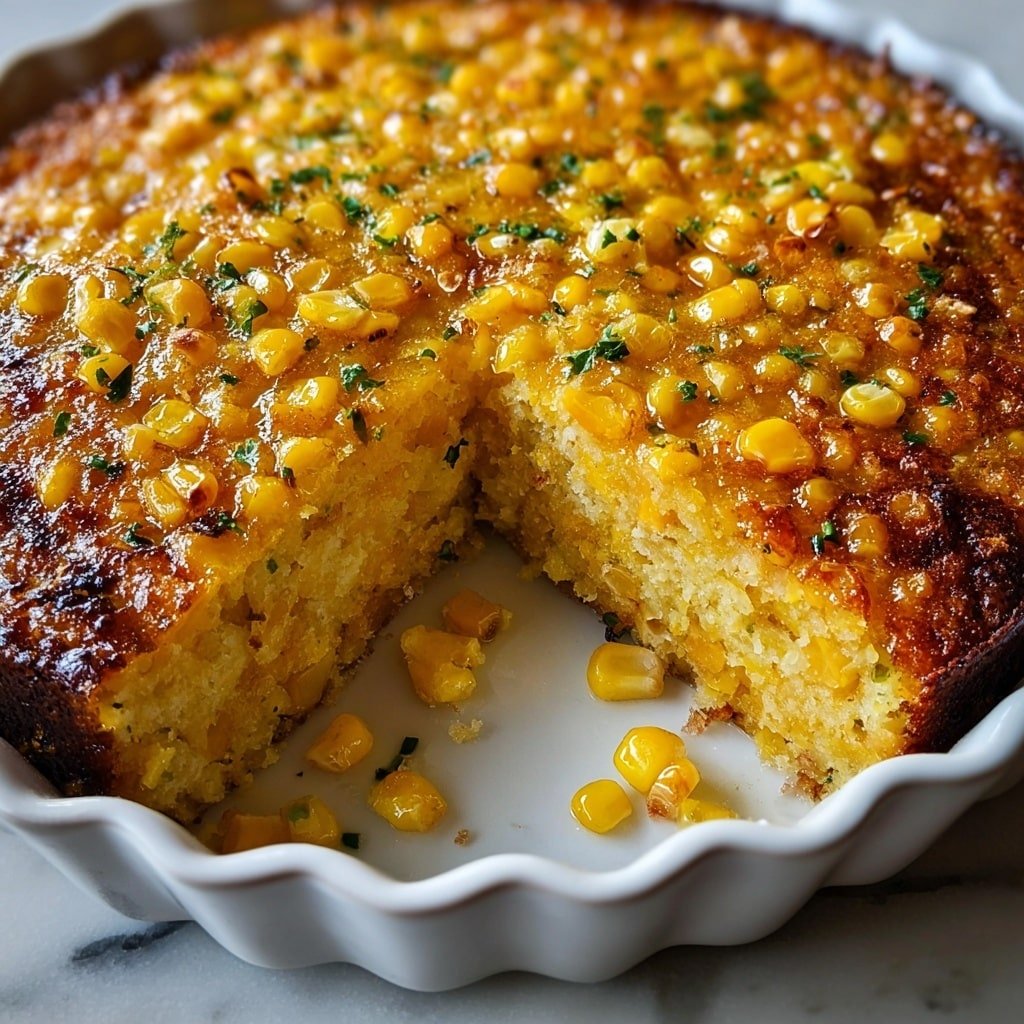 Honey Glazed Corn Casserole Recipe - Article Image 2 — Honey Glazed Corn Casserole, corn casserole with honey, easy corn side dish, comforting corn casserole recipe, sweet and savory corn casserole