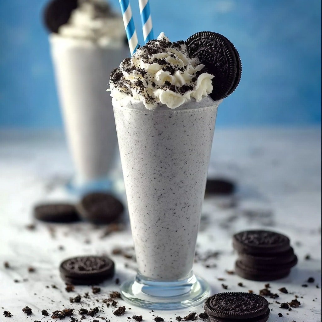Oreo Milkshake Recipe - Article Image 2 — Oreo Milkshake, Oreo Milkshake Recipe, Creamy Oreo Shake, Easy Oreo Milkshake, Chocolate Cookie Shake